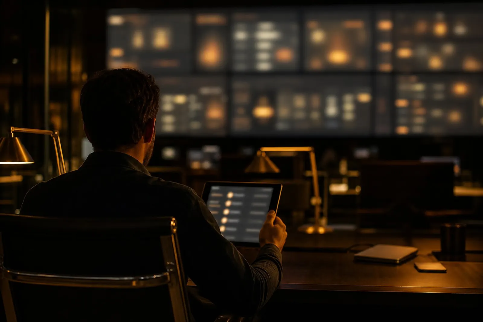 An operations floor in daylight — the environment governance is applied to.