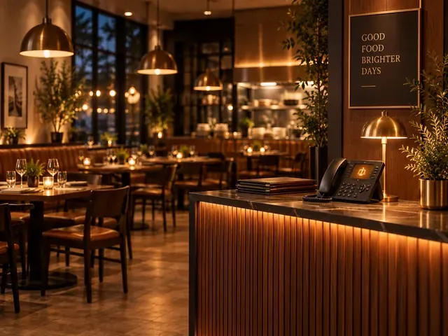 Restaurants business receiving an AI-answered call from HazirMinds